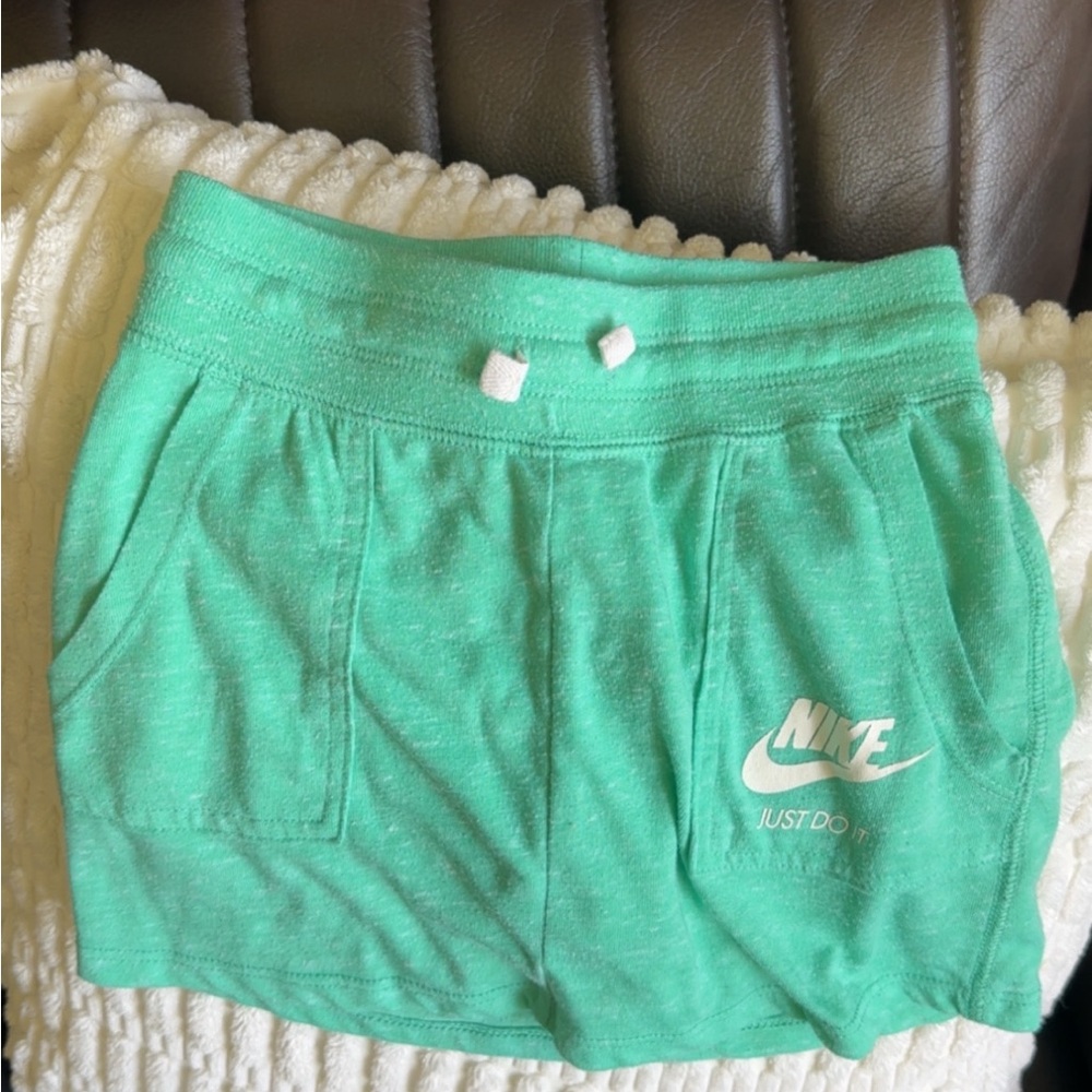 Nike Women's Athletic Shorts in Green